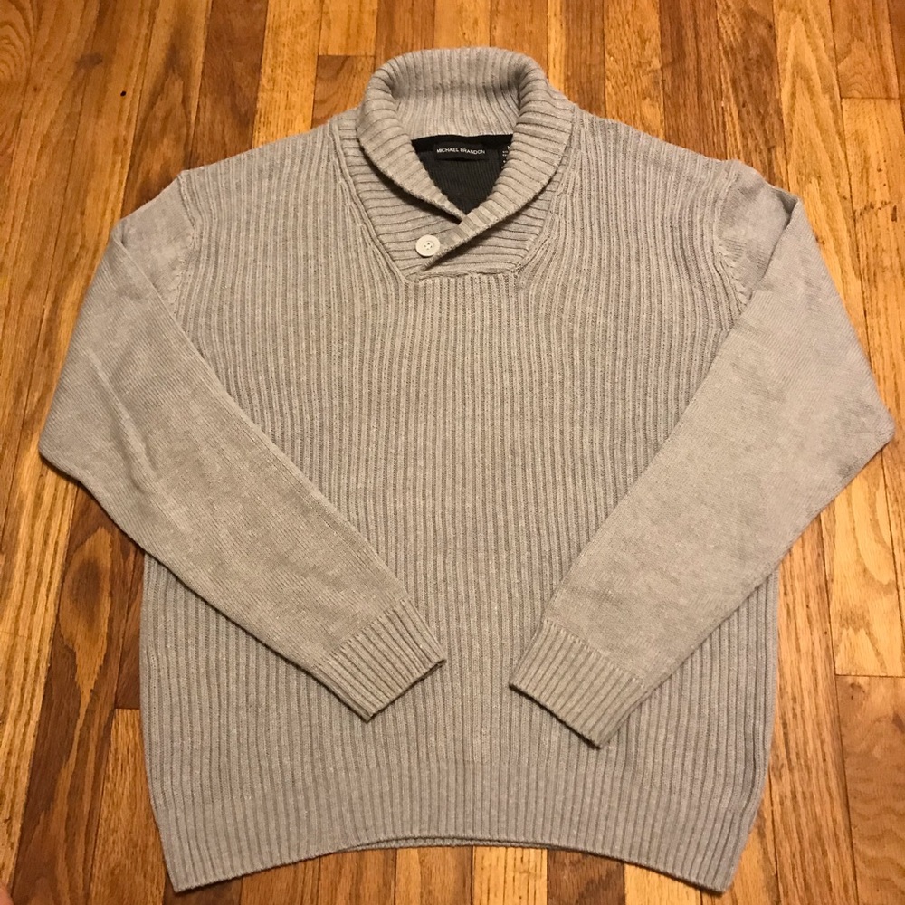 Michael Brandon Men's Sweater With Button Size XL